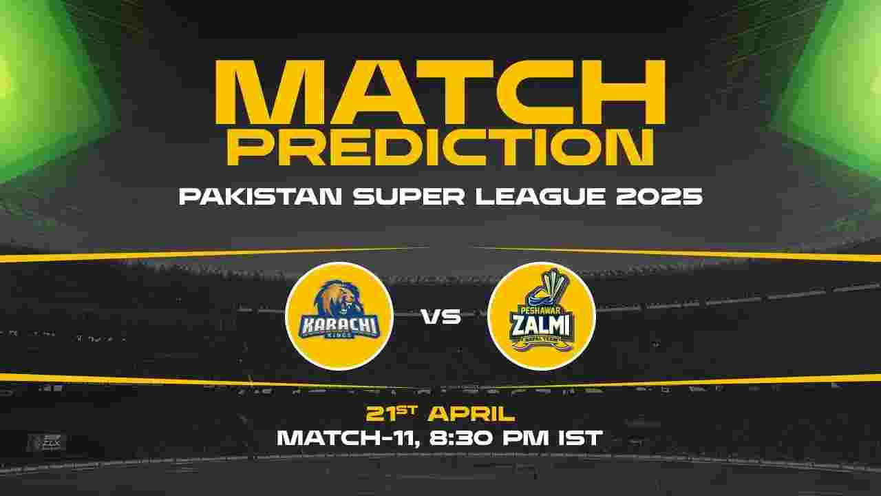 PSL 2025: KAR vs PES Prediction– Match 11