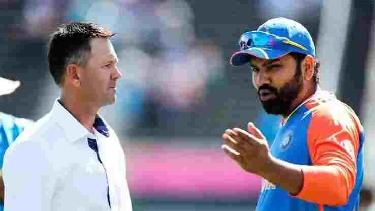Ricky Pointing and Rohit Sharma