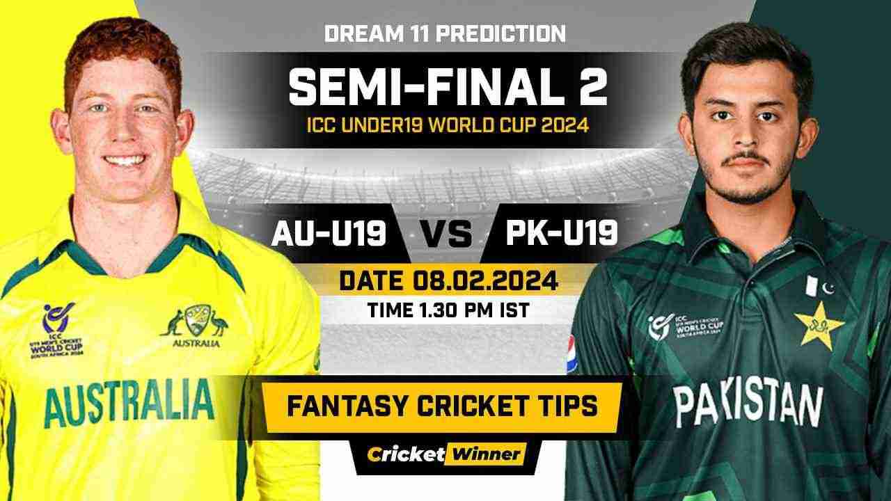 PAKU19 vs AUSU19 Dream11 Prediction, Fantasy Cricket Tips, Probable Playing XI, Pitch Report & Injury Updates For Semi Final-2 Match