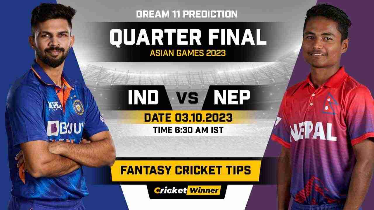 IND vs NEP Dream11 Prediction, Fantasy Cricket Tips, Probable Playing XI, Pitch Report &amp; Injury Updates For Quarter final Match