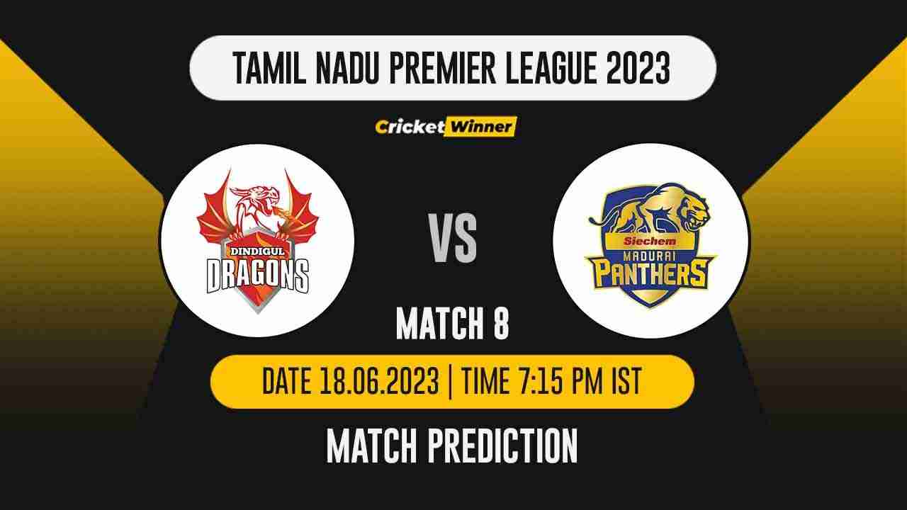 DD vs SMP Match Prediction- Who Will Win Today’s IPL Match Between Dindigul Dragons and Siechem Madurai Panthers, TNPL 2023, 8th Match