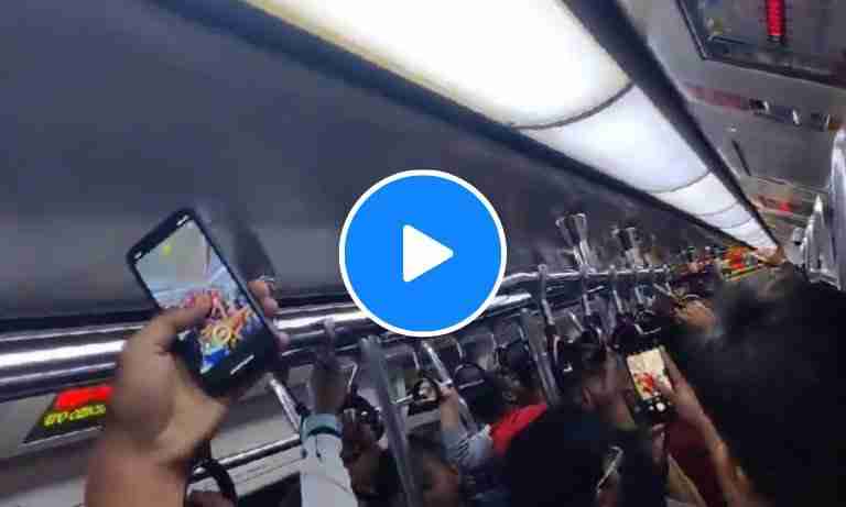 WATCH: Crowd goes crazy in Delhi Metro after Ellyse Perry's heroics in WPL 2024 Eliminator