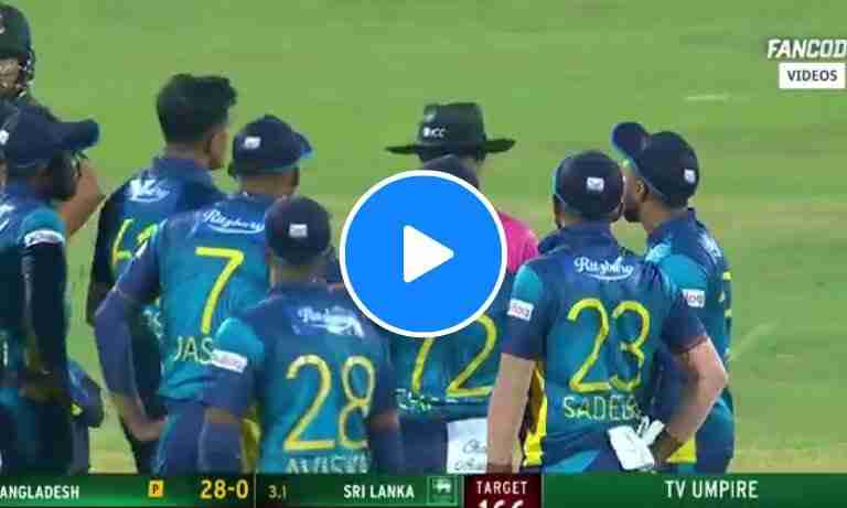 [Watch]Controversial moment: 3rd umpire rules Soumya Sarkar not out despite ultraEdge spike in Bangladesh vs Sri Lanka match