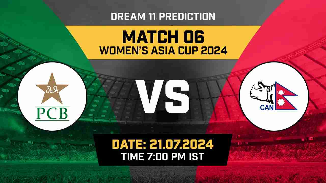 PAK-W vs NEP-W Dream11 Prediction, Fantasy Cricket Tips, Probable Playing XI, Pitch Report &amp; Injury Updates For 06th Match
