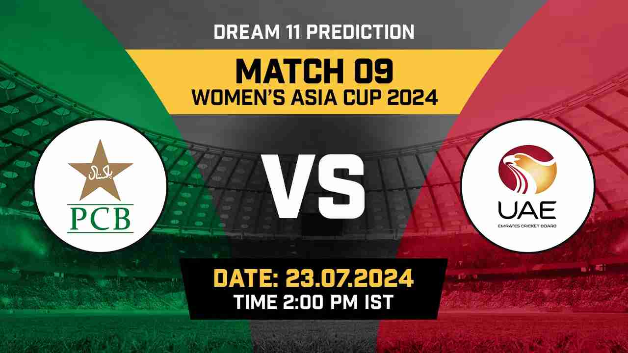 PAK-W vs UAE-W Dream11 Prediction, Fantasy Cricket Tips, Probable Playing XI, Pitch Report &amp; Injury Updates For 09th Match