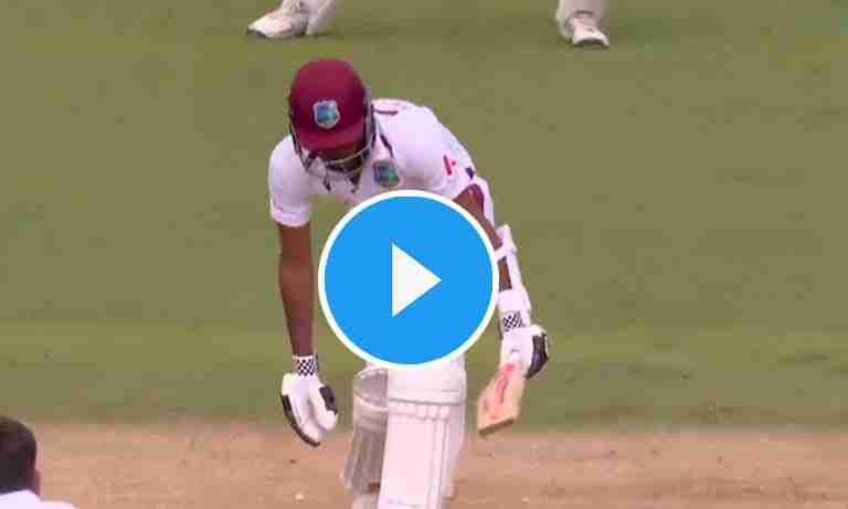 Watch: James Anderson's elegant delivery to dismiss Brathwaite in last Test
