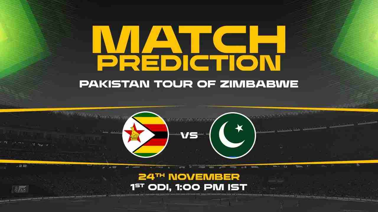 ZIM vs PAK 1st ODI, Match Prediction- Who Will Win Today?