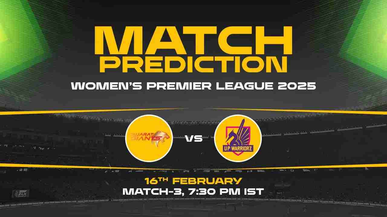 WPL: 3rd Match, GGW vs UPW, Match Prediction - Who Will Win Today?