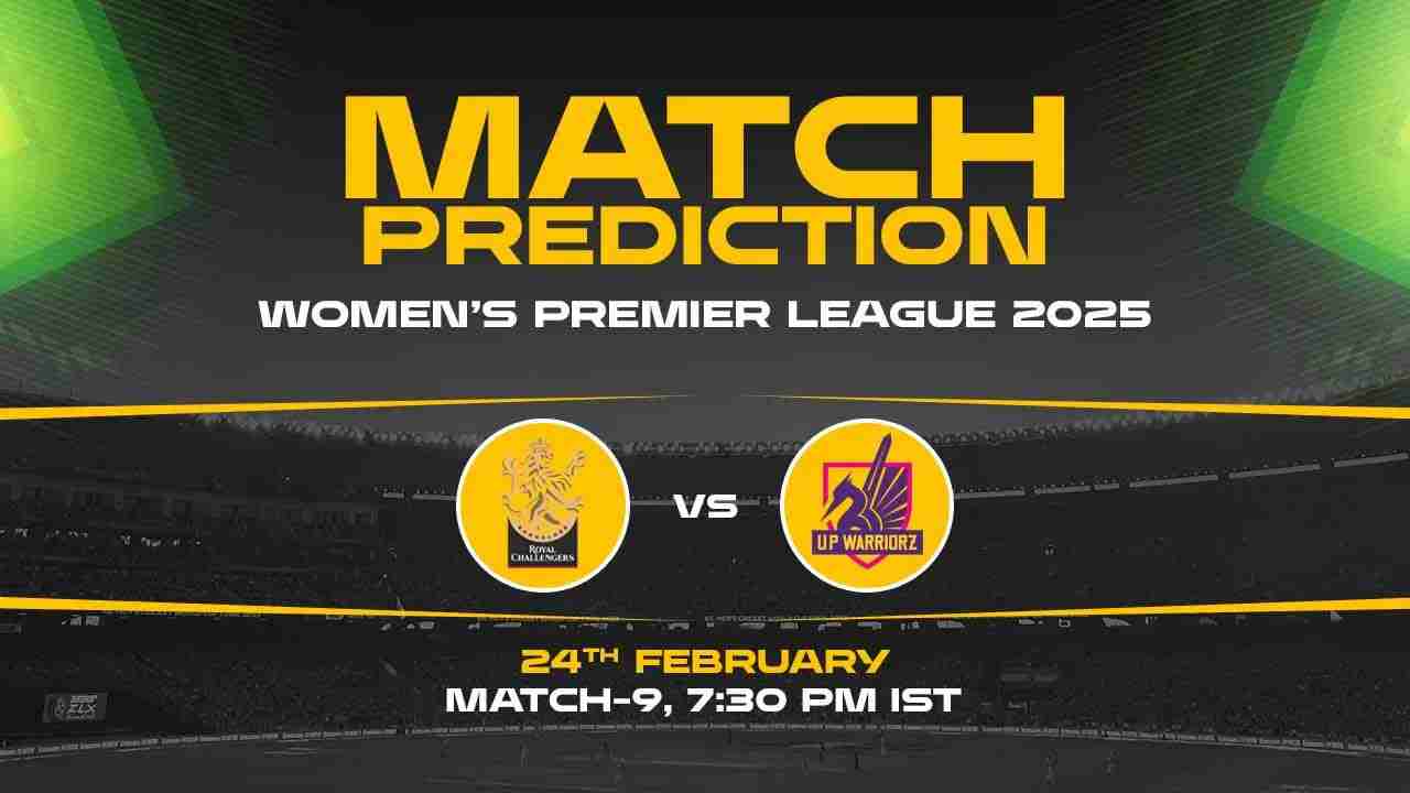 WPL 2025, 9th Match, RCB vs UPW, Match Prediction