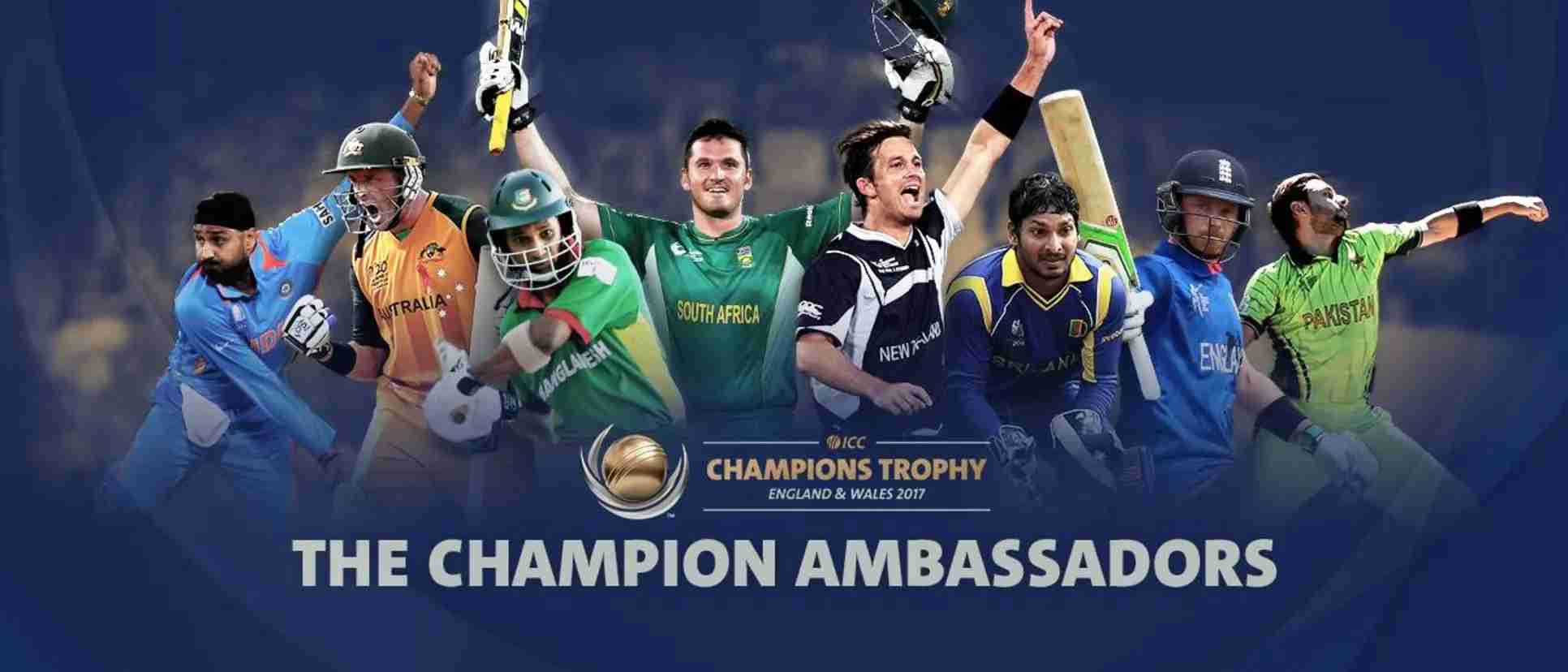 ICC names Sarfaraz Ahmed, Shikhar Dhawan, Shane Watson, and Tim Southee as Brand Ambassadors for the 2025 Champions Trophy