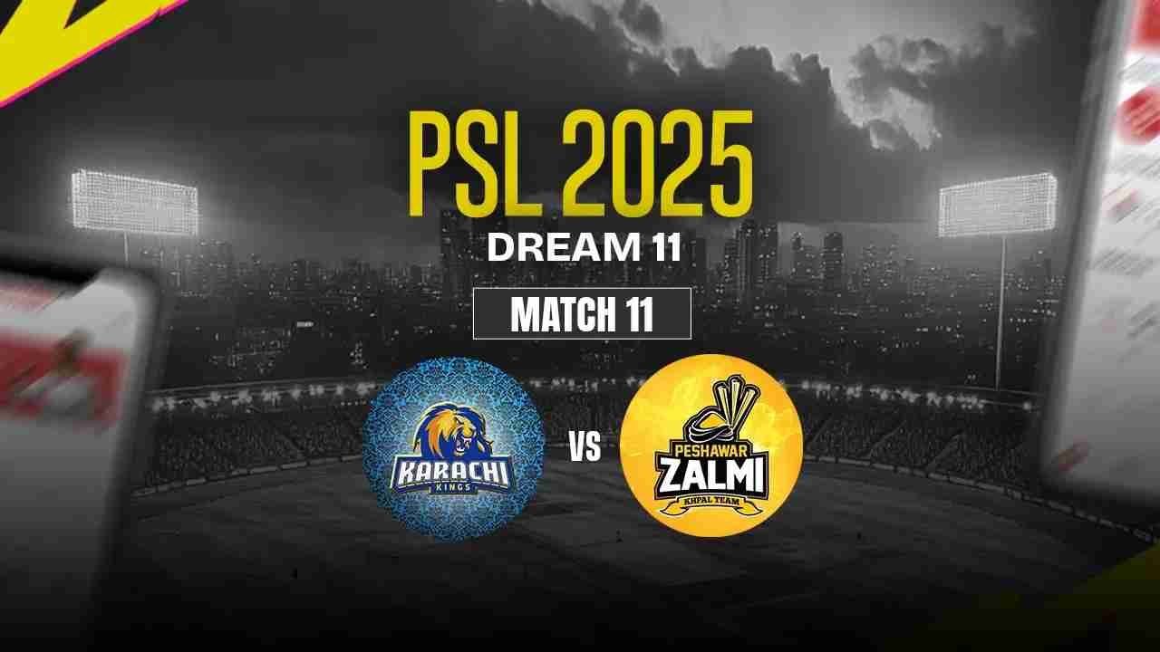 KAR vs PES Dream11 Prediction, Karachi Kings vs Peshawar Zalmi