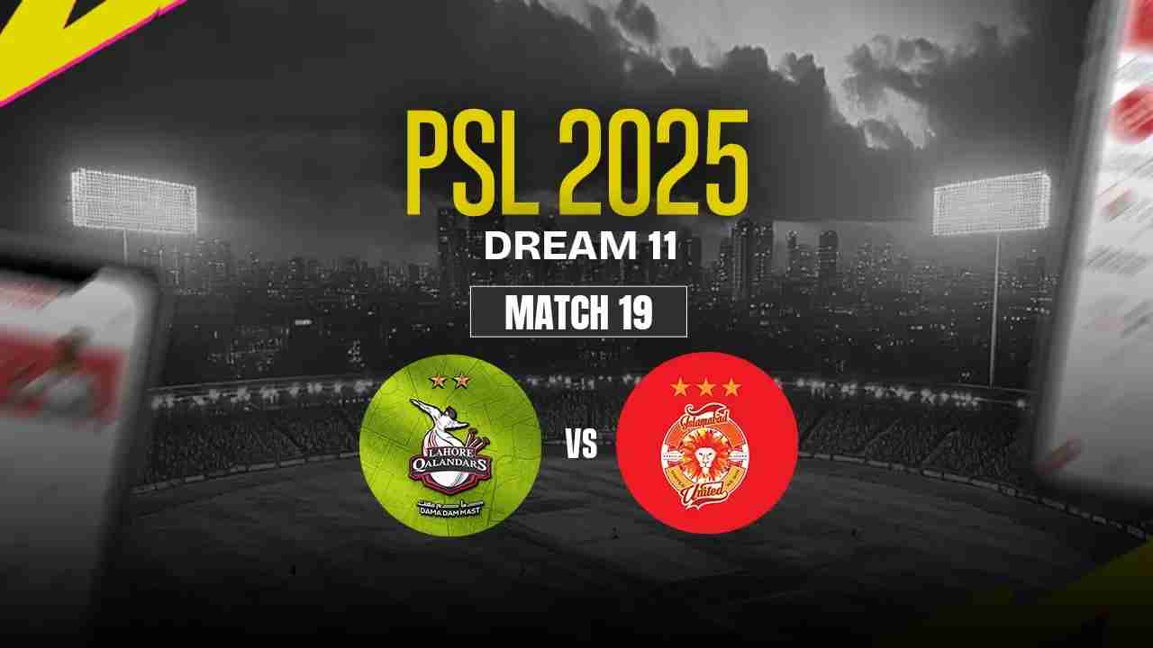 LAH vs ISL Dream11 Prediction, Lahore Qalandars vs Islamabad United