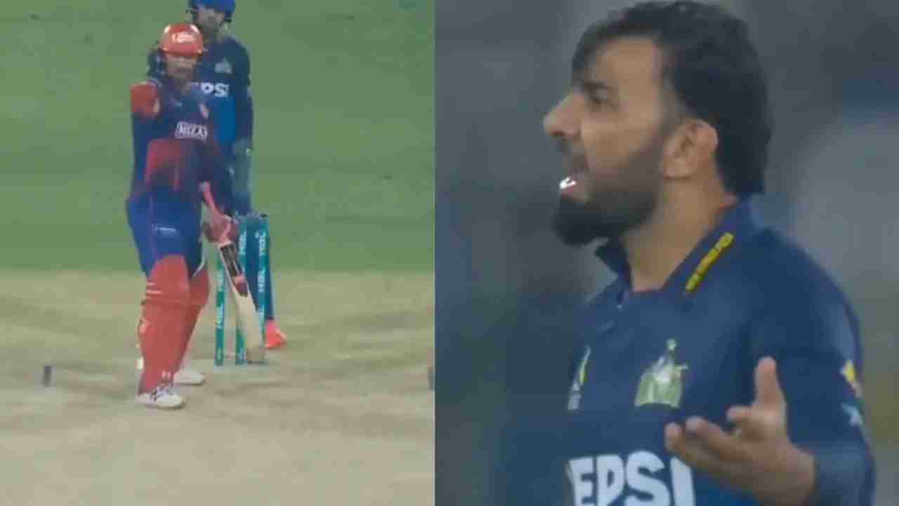 Colin Munro and Iftikhar Ahmed fight in PSL 10