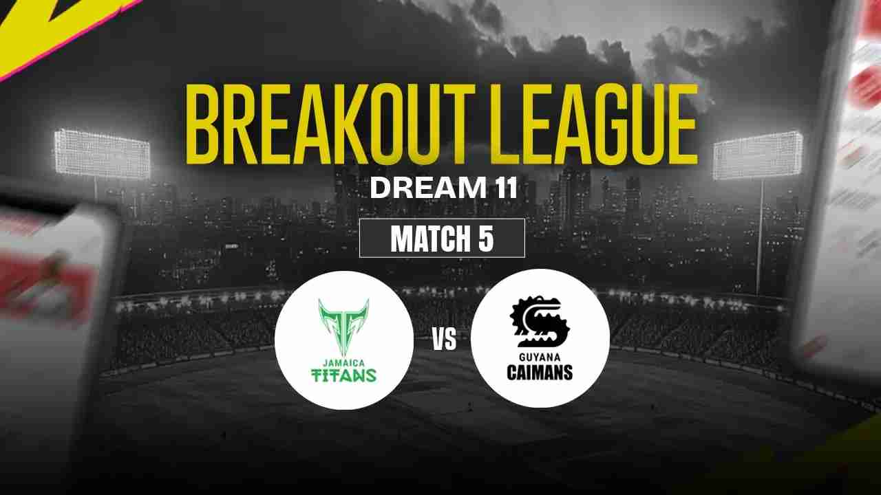 JMT vs GRR Dream11 Prediction, Jamaica Titans vs Guyana Rainforest Rangers