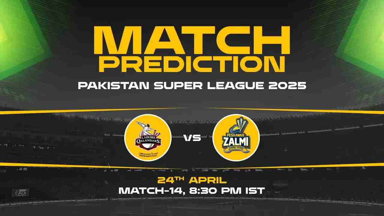 PSL 2025: LAH vs PES Prediction– Match 14