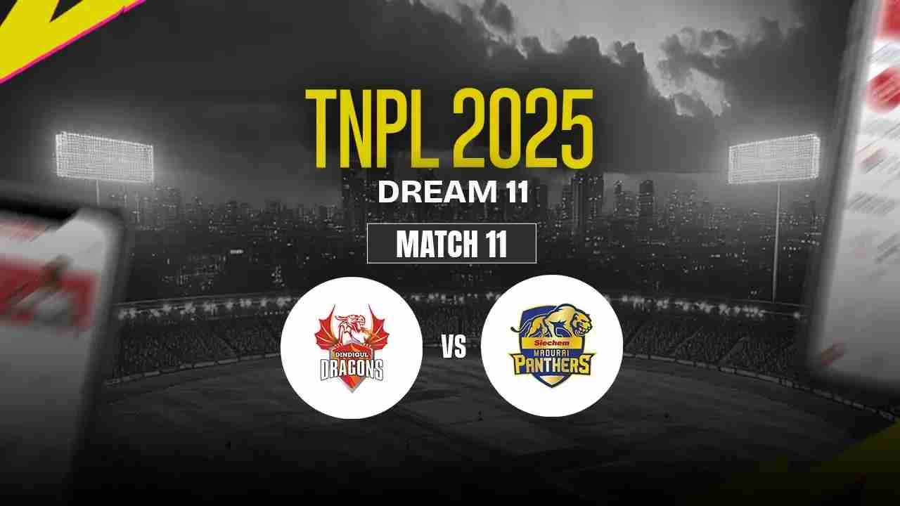 DD vs SMP Dream11 Prediction, Dindigul Dragons vs Siechem Madurai