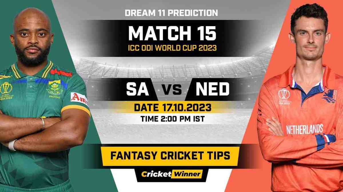 SA vs NED Dream11 Prediction, Fantasy Cricket Tips, Probable Playing XI, Pitch Report & Injury Updates For 15th Match