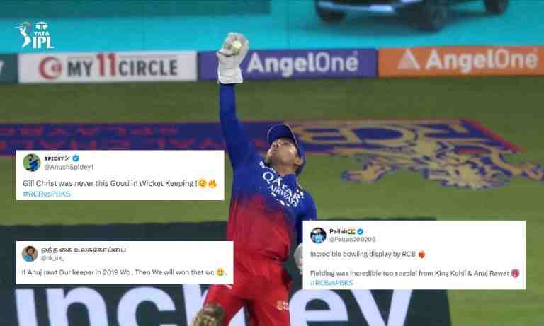 IPL 2024: Netizens troll Dhoni after Anuj Rawat's brilliant catch behind the wicket