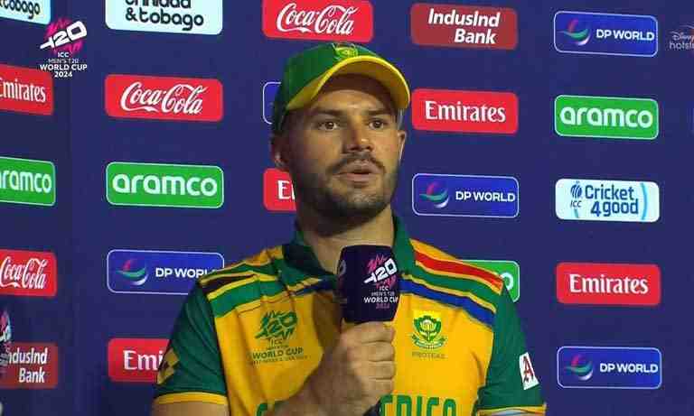 "It is an opportunity we have never had," Aiden Markram after beating Afghanistan in 1st Semi-final of T20 World Cup 2024