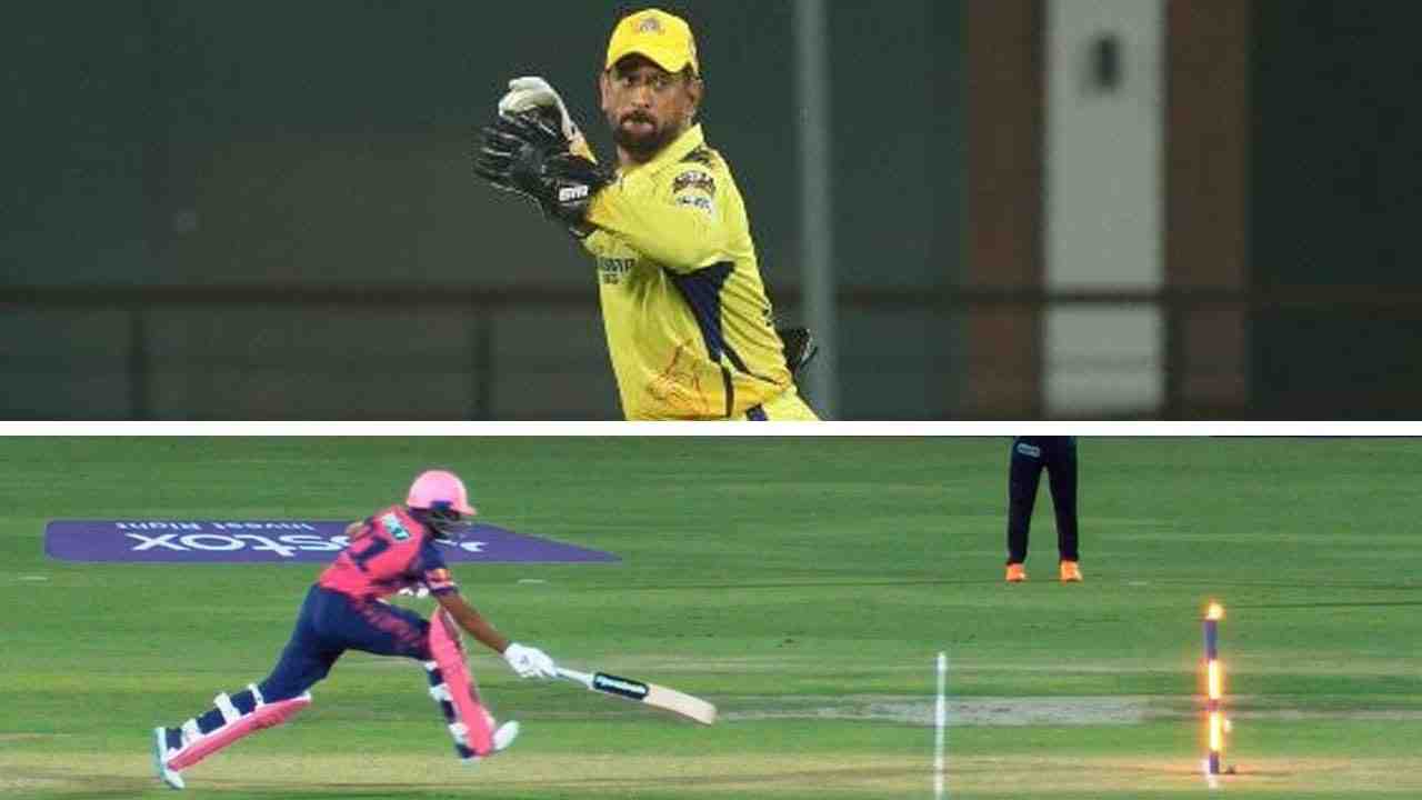 RR vs CSK, 37th Match : [Watch] MS Dhoni's Direct Hit Dismisses Dhruv Jurel