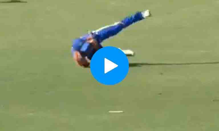 Watch: Ravi Bishnoi take a superb catch to dismiss Brian Bennett in the Zimbabwe vs India T20I