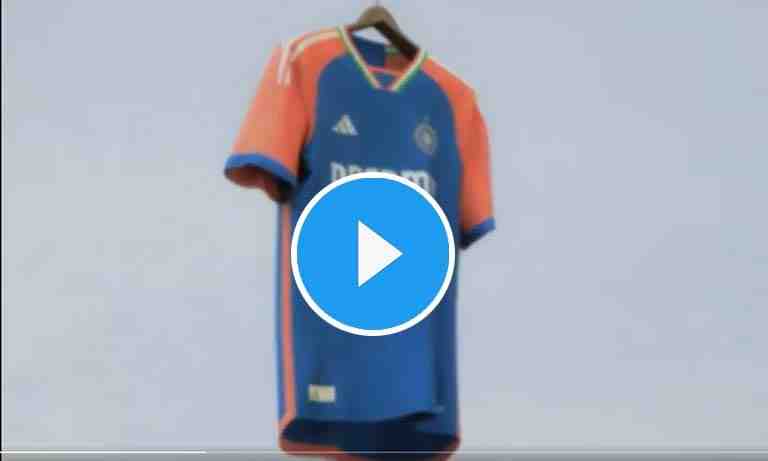 Watch: India reveal new T20I jersey for T20 WC 2024