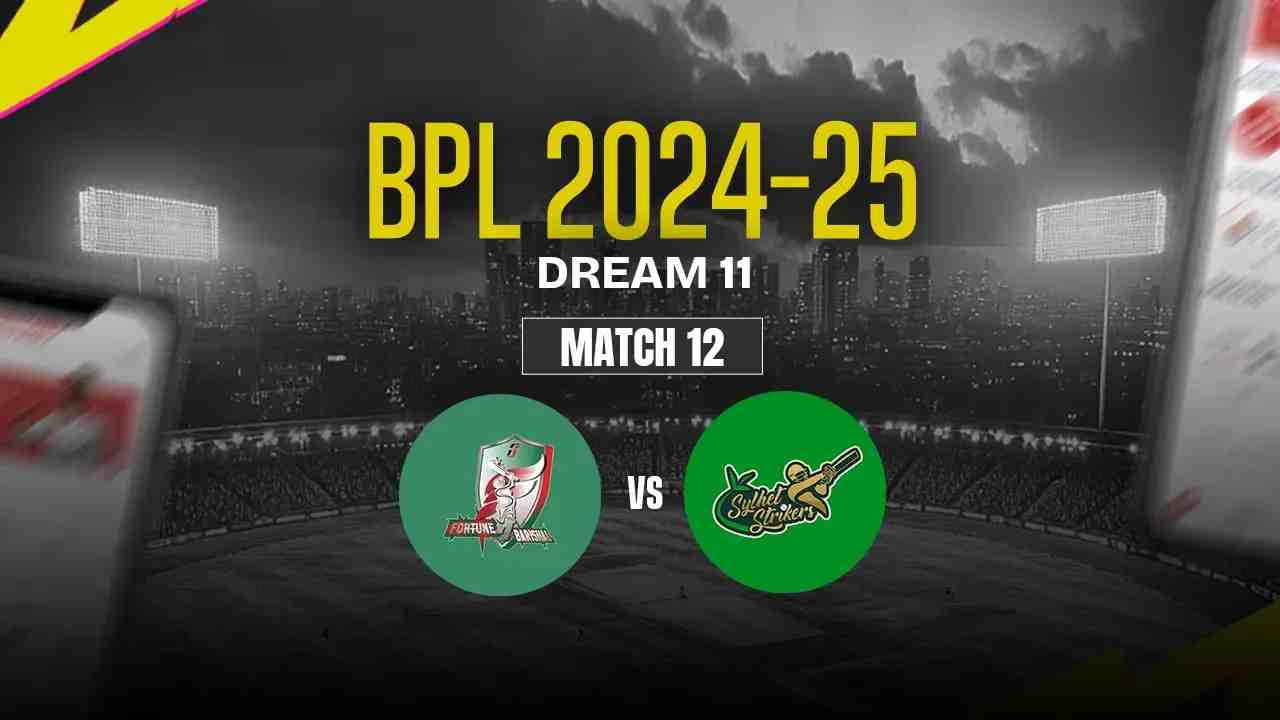 FBA vs SYL Dream11 Prediction, Fortune Barishal vs Sylhet Strikers, 12th Match