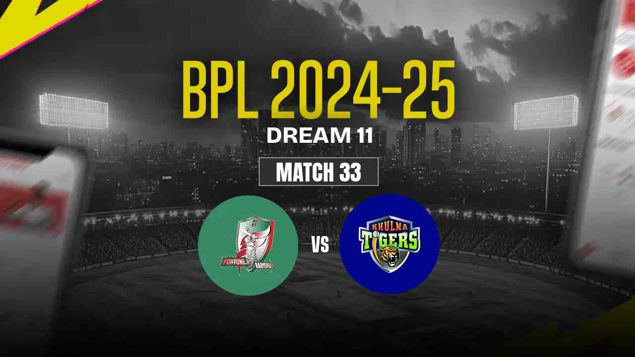 FBA vs SYL Dream11 Prediction, Fortune Barishal vs Sylhet Strikers, 33rd Match