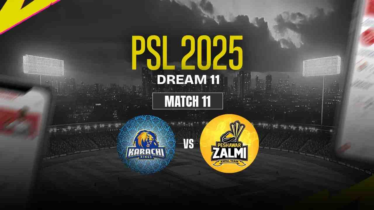 KAR vs PES Dream11 Prediction, Karachi Kings vs Peshawar Zalmi