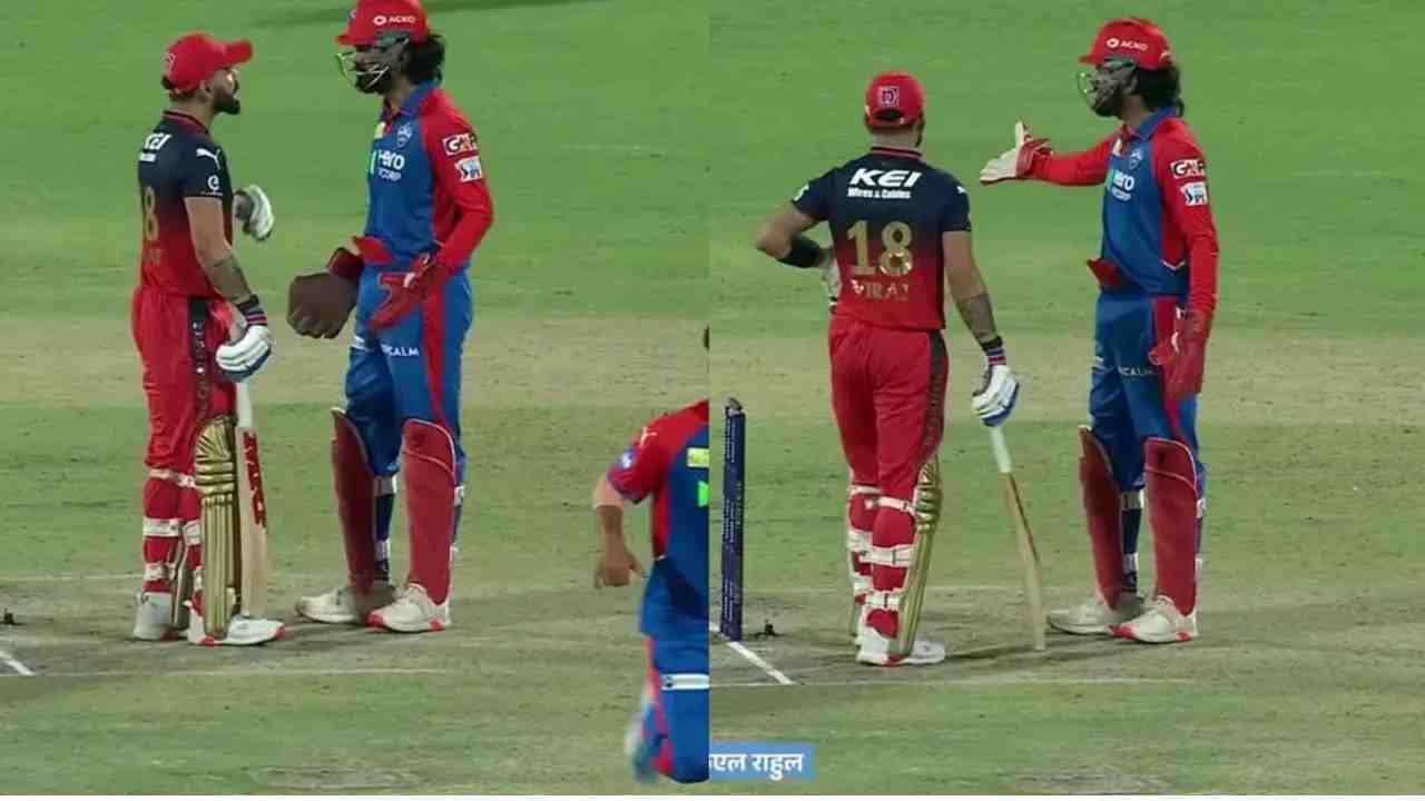 Virat Kohli and KL Rahul fight