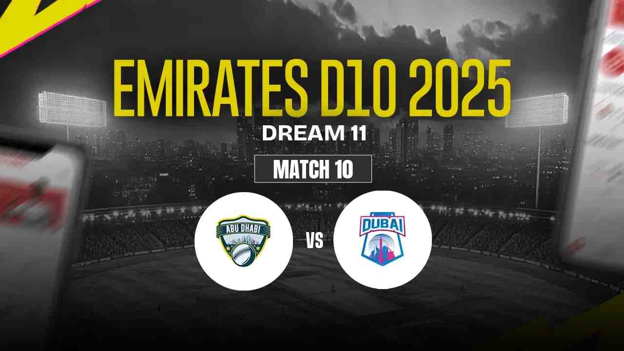 ABD vs DUB Dream11 Prediction, Abu Dhabi vs Dubai