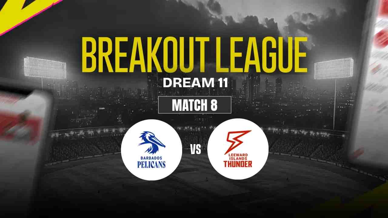 BBP vs LIT Dream11 Prediction, Barbados Pelicans vs Leeward Islands Thunder