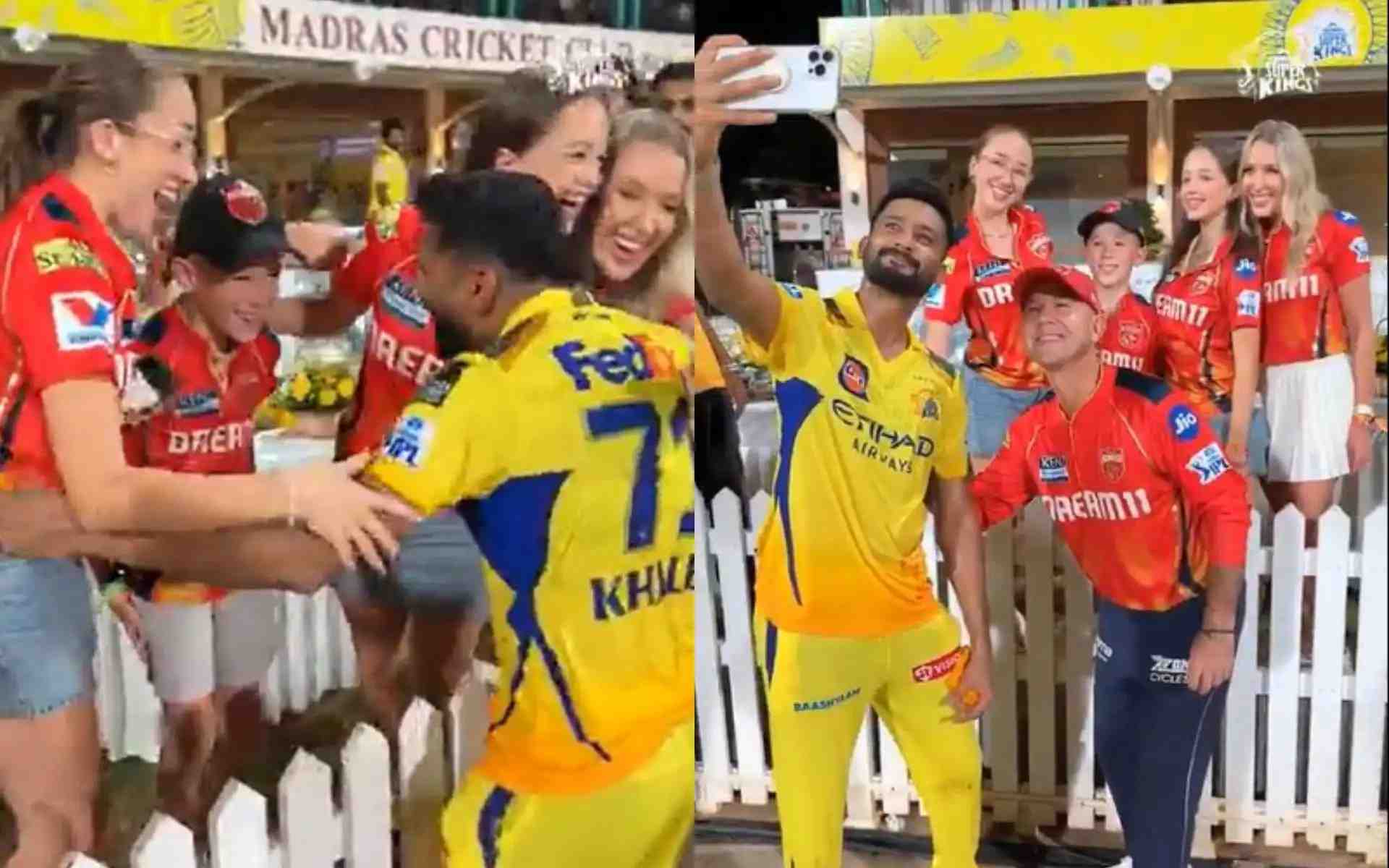 khaleel Ahmed reunites with former coach Ricky Ponting’s family
