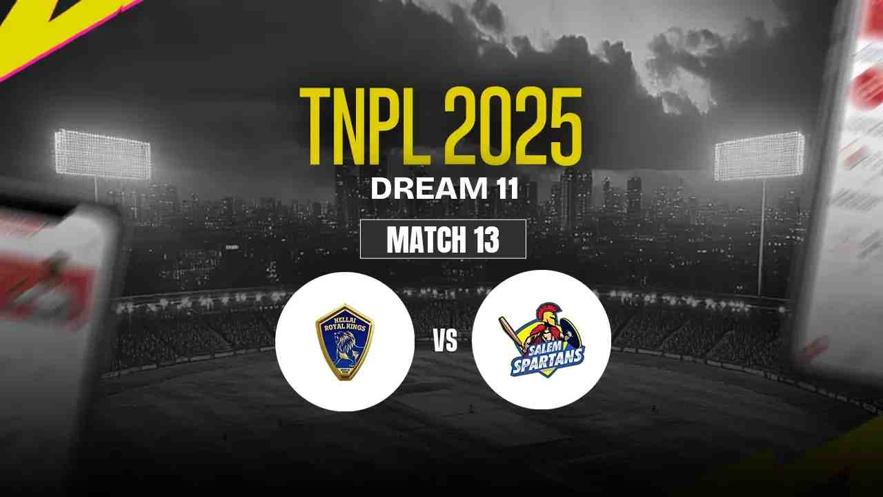 NRK vs SS Dream11 Prediction, Nellai Royal Kings vs Salem Spartans