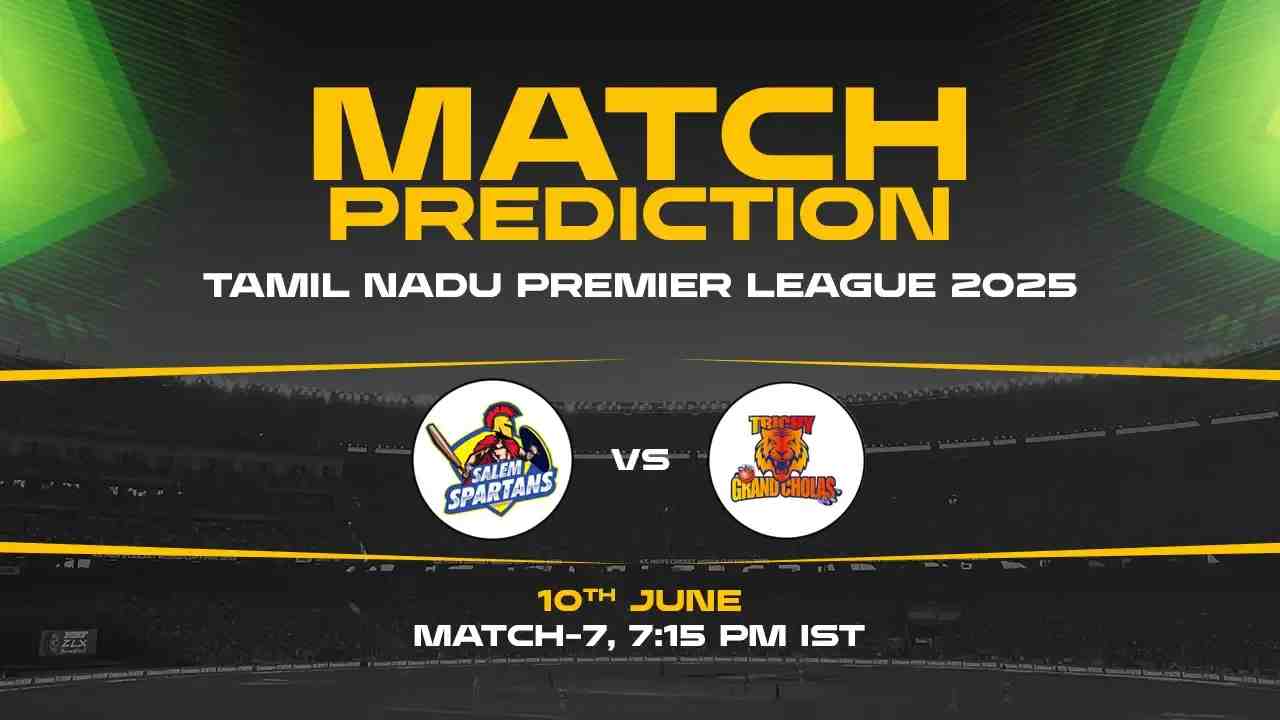 TNPL 2025: SS vs TGC, 7th Match Prediction