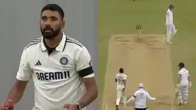 Mohammad Siraj and Zak Crawley