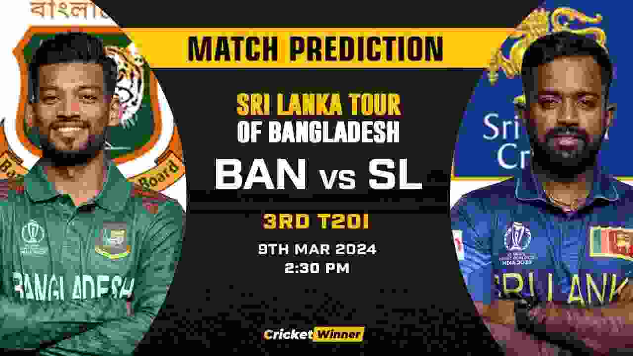 BAN vs SL 2nd T20I Match Prediction- Who Will Win Today's Match Between Bangladesh and Sri Lanka