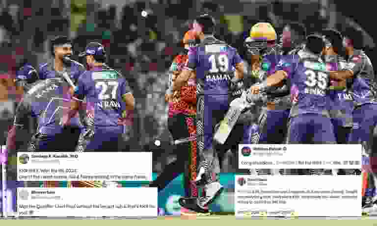KKR secure IPL Title after a decade; Fans go wild on social media