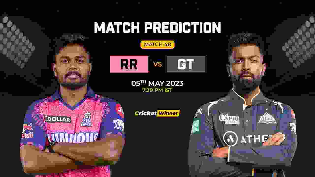 RR vs GT Match Prediction- Who Will Win Today’s IPL Match Between Rajasthan Royals and Gujarat Titans, IPL 2023, Match 48