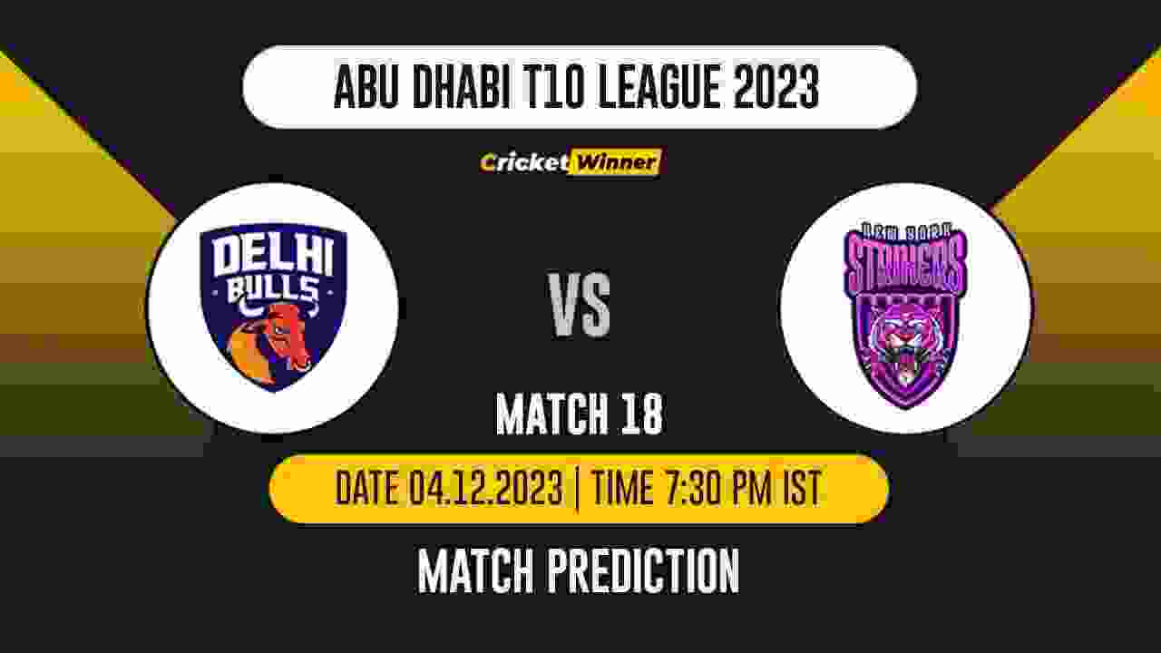 DB vs NYS Match Prediction- Who Will Win Today’s T10 Match Between Delhi Bulls and New York Strikers, Abu Dhabi T10 League, 18th Match