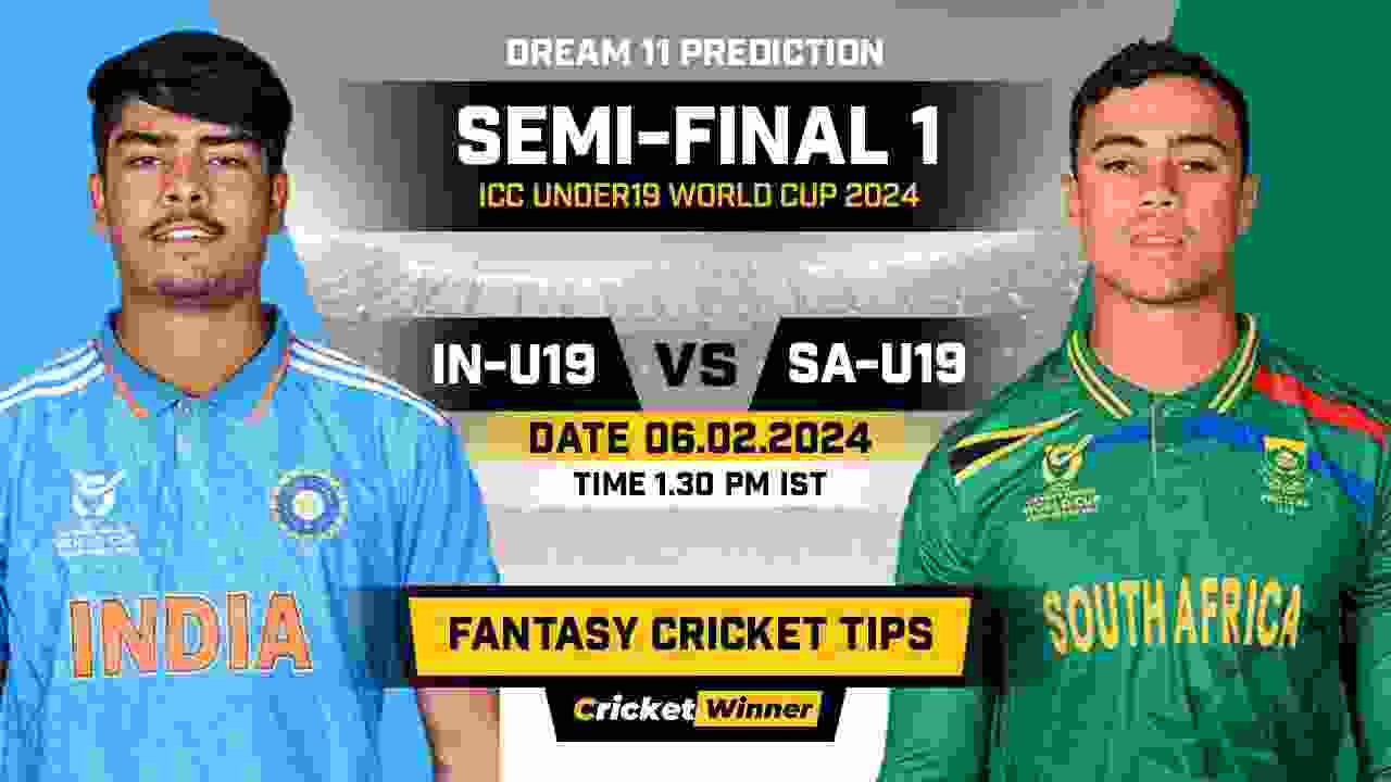 INDU19 vs SAU19 Dream11 Prediction, Fantasy Cricket Tips, Probable Playing XI, Pitch Report & Injury Updates For Semi Final-1