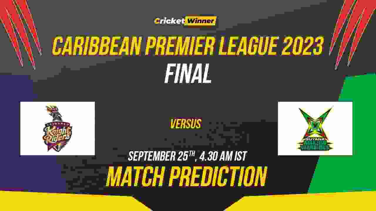 TKR vs GAW Match Prediction- Who Will Win Today’s CPL Match Between Trinbago Knight Riders and Guyana Amazon Warriors CPL 2023, Finals