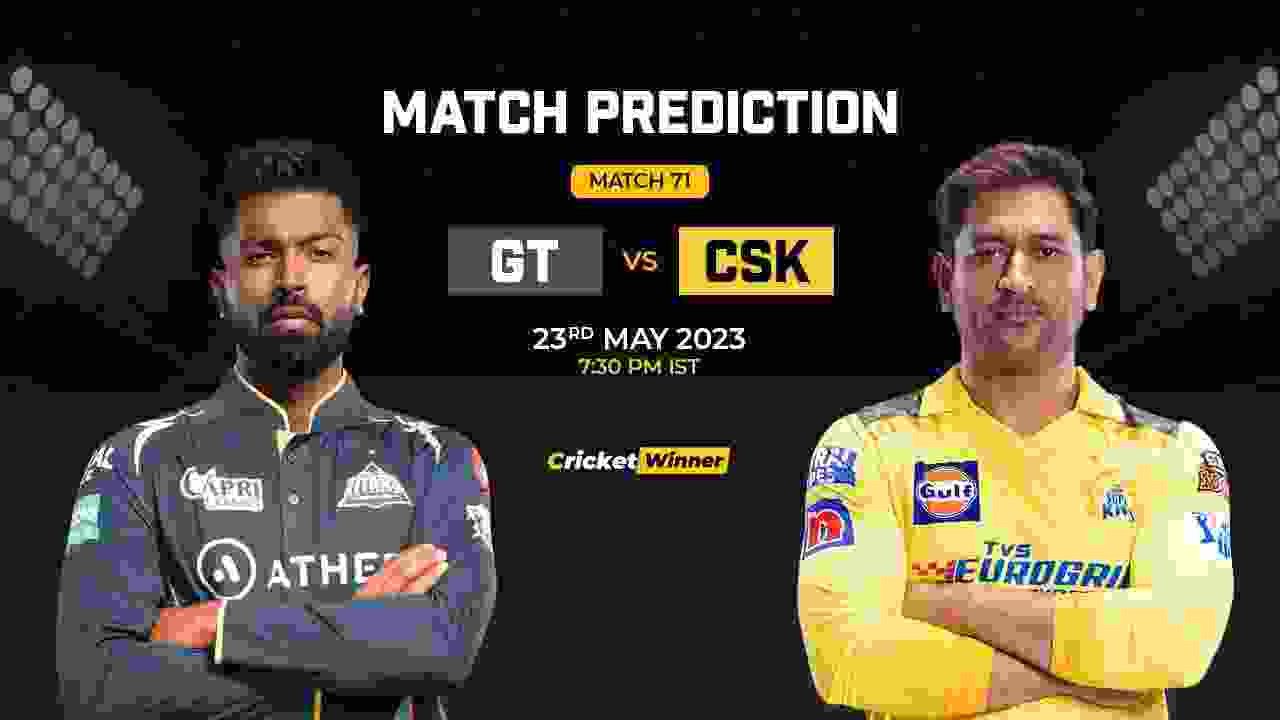 GT vs CSK Match Prediction- Who Will Win Today’s IPL Match Between Gujarat Titans and Chennai Super Kings, IPL 2023, Qualifier 1