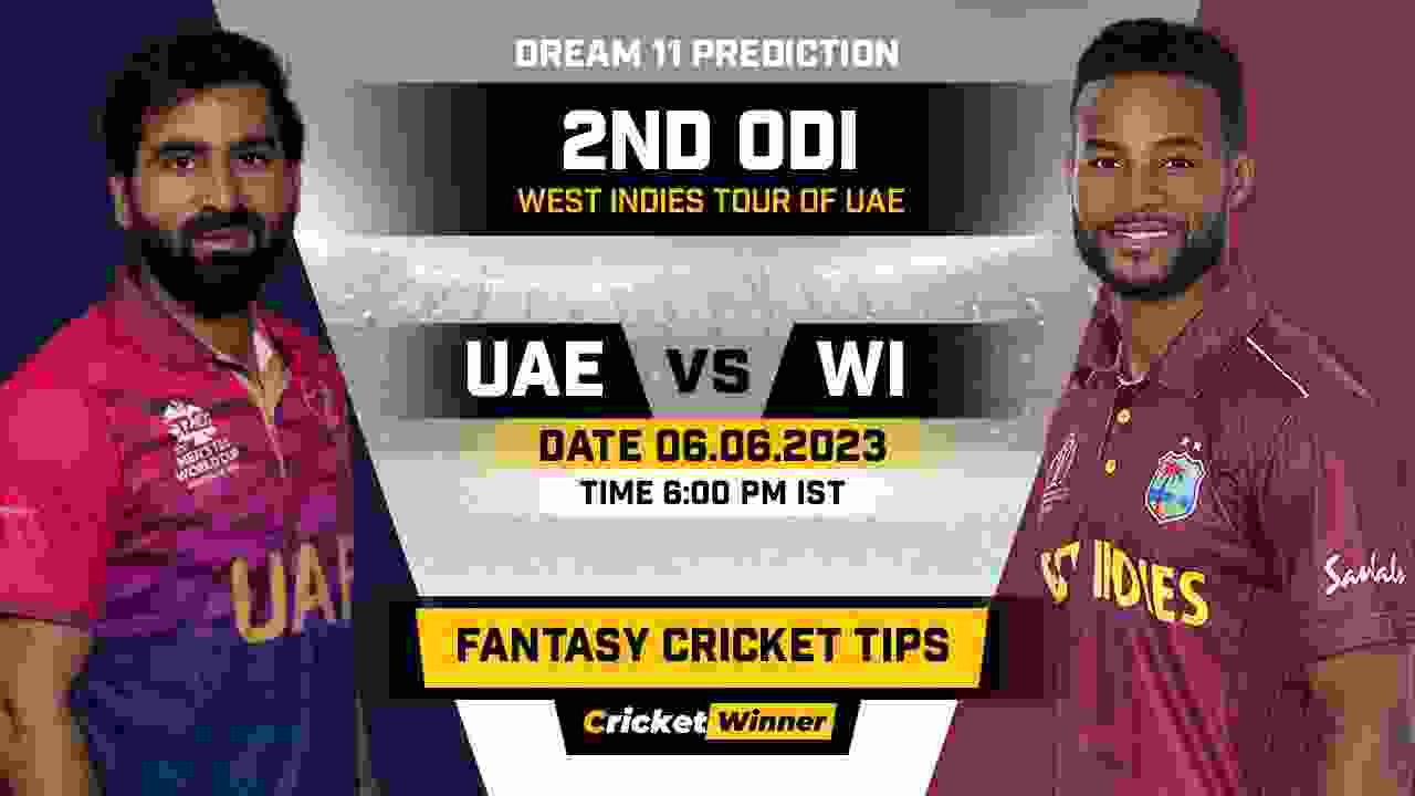 UAE vs WI Dream11 Prediction, Fantasy Cricket Tips, Probable Playing XI, Pitch Report & Injury Updates For 2nd ODI