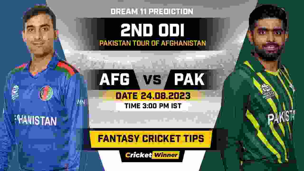 AFG vs PAK Dream11 Prediction, Fantasy Cricket Tips, Probable Playing XI, Pitch Report & Injury Updates For 2nd ODI