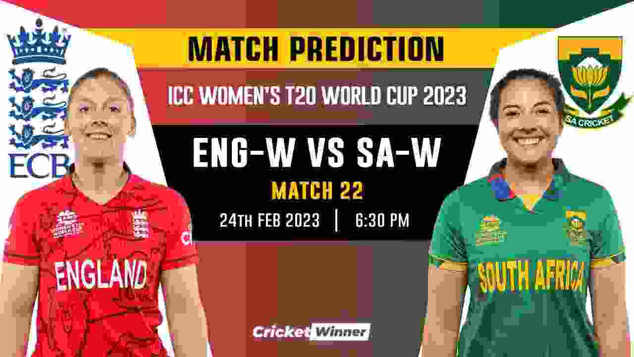 Women's T20 World Cup: 2nd Semi-Finals, ENG-W vs SA-W Match Prediction- Who Will Win Today's World Cup Match Between England Women and South Africa Women?