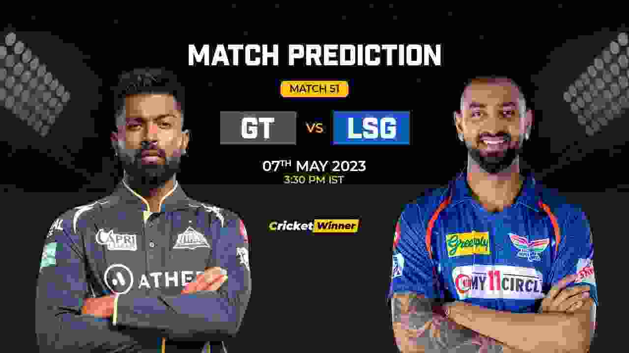 GT vs LSG Match Prediction- Who Will Win Today’s IPL Match Between Gujarat Titans and Lucknow Super Giants, IPL 2023, Match 51