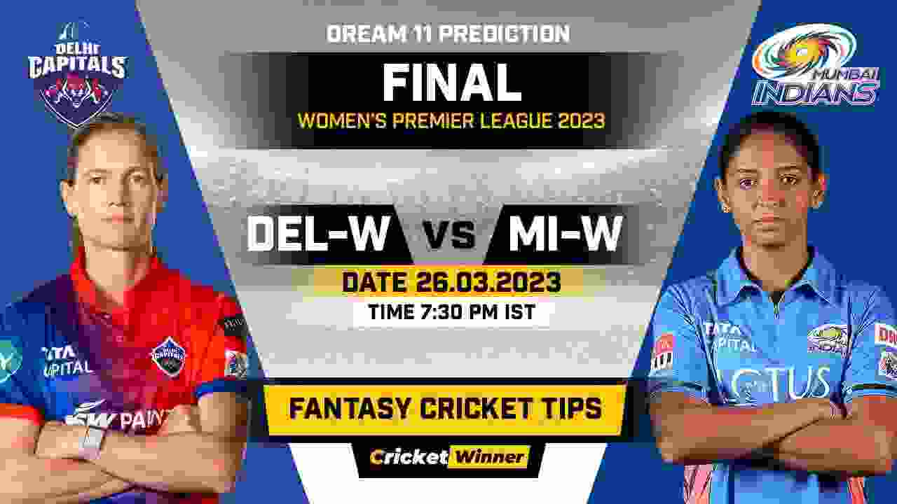 DC-W vs MI-W Dream11 Prediction, Fantasy Cricket Tips, Probable Playing XI, Pitch Report & Injury Updates For Finals Match
