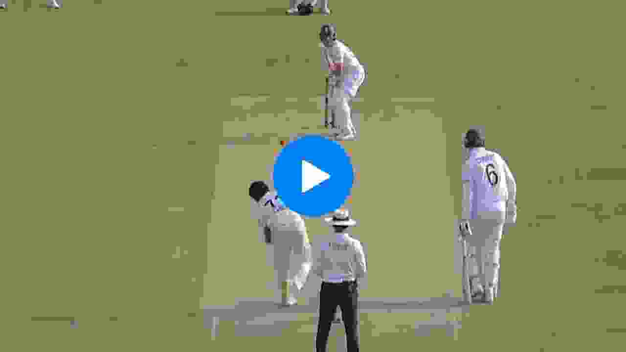 Aamer Jamal takes a stunner to dismiss Ollie Pope