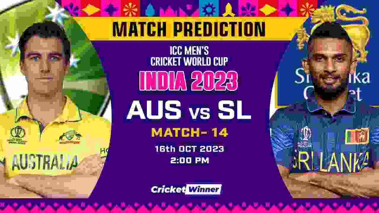 AUS vs SL Match Prediction- Who Will Win Today’s World Cup Match Between Australia and Sri Lanka World Cup, 14th Match
